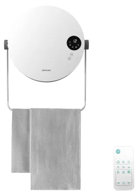 Immagine prodotto di Termoventilatore a parete da 2000 W, portasciugamani e telecomando.