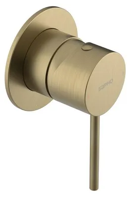 Productafbeelding van Sapho ULTRAMIX inbouw douchearmatuur, 1 straal, mat goud