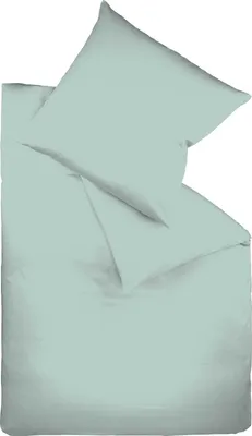 Produktbild von Fleuresse Mako-Satin-Bettwäsche Colours, aqua