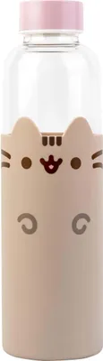 Obrázek produktu pro Pusheen - Skleněná láhev na vodu 500 ml