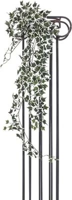 Produktbild von artplants.de Efeu Plastik HängepflanzeJOHANNES auf Steckstab, grün-weiß, 100cm - Kunstefeu