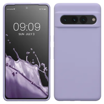 Produktbild von kwmobile Handyhülle für Google Pixel 7 Pro Hülle, für Pixel 7 Pro Case - Hülle Silikon - kabelloses Laden - Lavendel