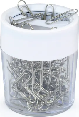 Immagine prodotto di RAPESCO  PCH000A1 RAPESCO Klammernspender mit Magnet, weiß / transparent