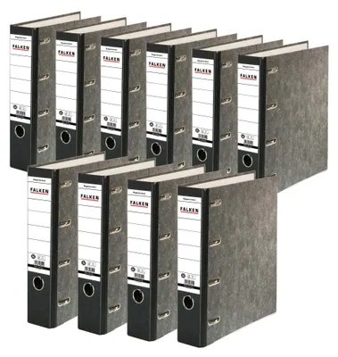 Produktbild von FALKEN 10x Recycling-Doppelordner 7 cm breit für 2x DIN A5 quer