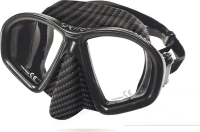 Image de Masque de plongée Spetton Mattblack en silicone, noir  Noir, taille unique