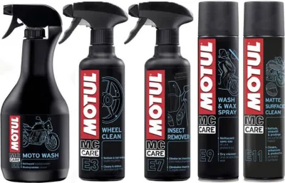 Zdjęcie produktu dla Motul Zestaw do czyszczenia i pielęgnacji motocykla E2 E3 E7 E9 E11 MOTULE2E3E7E9E11