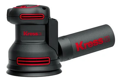 Imagen del producto de Lijadora excéntrica Kress de 20V, 125 mm, maletín de transporte, accesorios