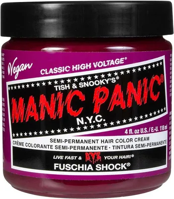 Produktbild von Manic Panic Classic High Voltage, Violett, Fuschia Shock, Unisex, 118 ml, Alle Haare, Farbspeichernd, Glanz