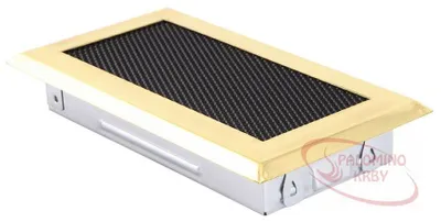 Obrázok produktu pre Krbová mriežka 10x20 cm mosadz
