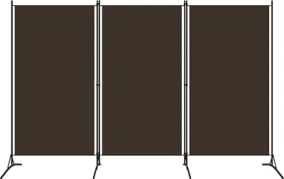 Produktbild von 3-tlg. Raumteiler Braun 260x180 cm