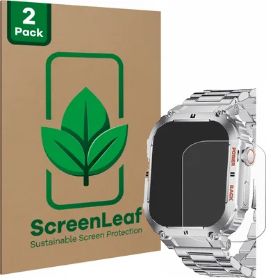 Produktbild von 2x ScreenLeaf Schutzfolie für LIGE K-57 1.96" nachhaltiger Displayschutz Display Schutz Folie Klar Transparent