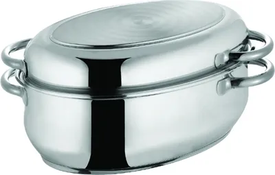 Produktbild von SCHULTE-UFER Multibräter oval 4,5 l Ø30cm Edelstahl