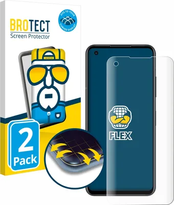 Produktbild von 2x BROTECT Fullscreen Schutzfolie für ASUS ZenFone 9 Displayschutz Folie Fullcover Klar Transparent