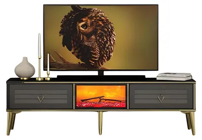 Immagine prodotto di Credenza TV Caminetto decorativo Caminetto elettrico Mobile da soggiorno Funzionale Moderno