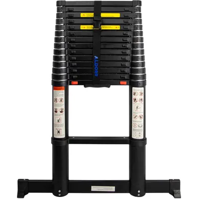 Produktbild von ALDORR ALDORR Professional - Teleskopleiter 4,40 Meter mit Optigrip™ und extra breiten Stufen