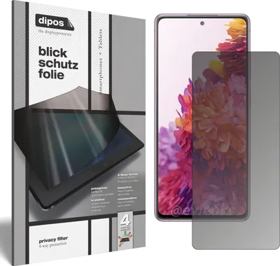 Produktbild von Schutzfolie für Samsung Galaxy S20 FE 5G mit Sichtschutz Blickschutz Folie