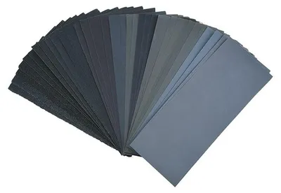 Produktbild von Schleifpapier, verschiedene K?rnungen 120 bis 3000, Nass- und Trockenschleifen, Autopolitur, Holzm?bel-Oberfl?chenbehandlung (84 Stš¹ck)
