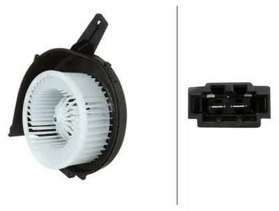 Produktbild von HELLA 8EW 366 400-531 Gebläsemotor Innenraumgebläse für VW POLO (9N) Polo Schrägheck (6R1, 6C1) Fox Schrägheck (5Z1, 5Z3, 5Z4) Polo Limousine