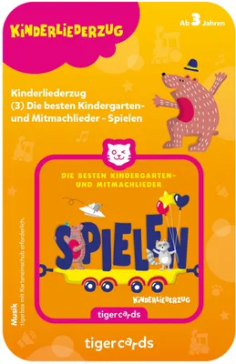 Obrázok produktu pre tigercard - Kinderliederzug - Epizóda 3: Najlepšie pesničky zo škôlky - Play