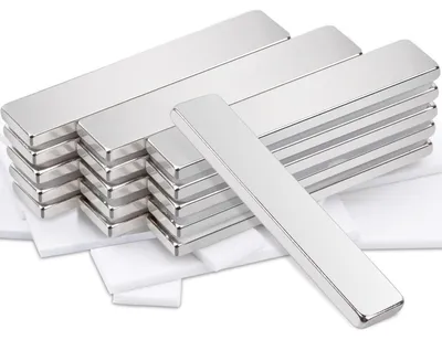 Immagine prodotto di 16 magneti al neodimio - Magneti rettangolari extra potenti, dimensioni 50x10x3 mm