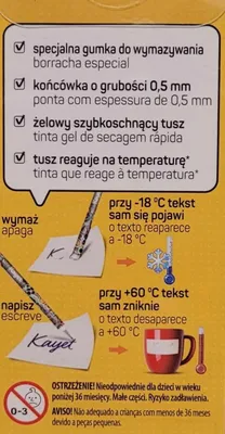 Produktbild von Kayet Ausradierbare Kugelschreiber Blau, 3 Stück Set