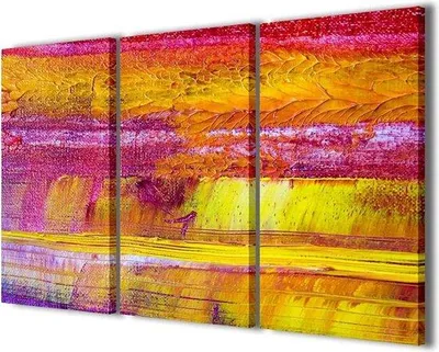 Immagine prodotto di Tela astratta moderna, set da 3 pezzi, 90x60 cm