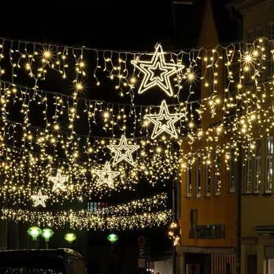Produktbild von System Profi Lichtschlauch Stern ø 67 cm außen warmweiß 216 LED, ohne Netzkabel