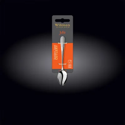 Image de Wilmax, cuillères à moka, 11,5 cm, lot de 2, argenté, en acier inoxydable