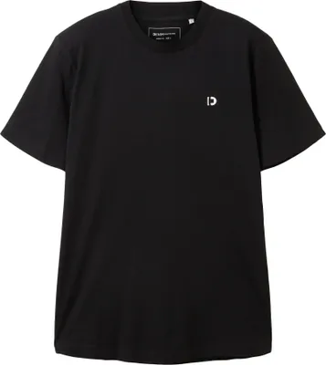 Produktbild von Tom Tailor 1037655 Rounded Hem Kurzarm-t-shirt Schwarz L Mann Schwarz L