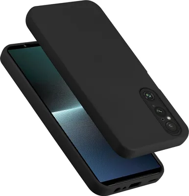 Produktbild von Cadorabo Hülle für Sony Xperia 1 V Hülle Silikon Handyhülle Case aus flüssigem Silikon, Kratzfeste und stoßfeste Schutzhülle für Sony Xperia 1 V