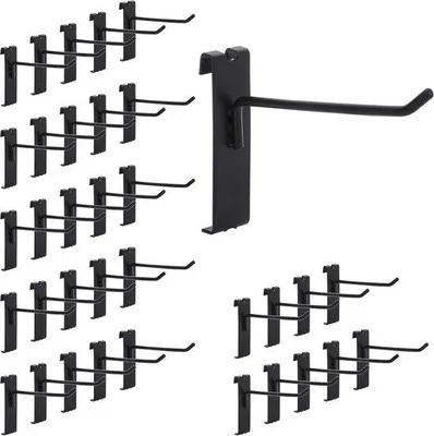 Produktbild von Famanu Metallwandhaken 35 Stück - 10 cm Rasterpaneel Zubehör