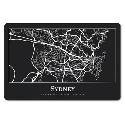 Produktbild von MuchoWow® Mauspad Mousepad Karte - Sydney - Stadtplan 27x18 cm - Mousepads - Maus Mat - Pad - Mausunterlage - Büroartikel - Desk Matten