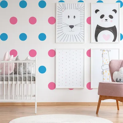 runde selbstklebende Punktaufkleber, Modell 036-077 – Decords, Produktansicht 1