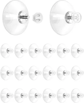 Produktbild von Transparante Raamzuignappen Set - 20 Stück - Ø 40mm - Kartelmoer - Geschikt für Glas - Transparant.
