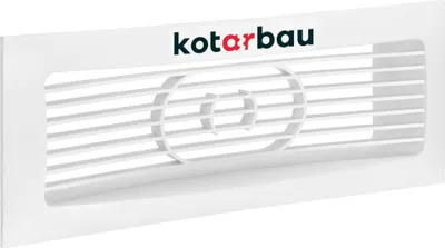 Produktbild von KOTARBAU® System-Lüftungsgitter 204 x 60mm mit Rückströmklappe Belüftungsgitter