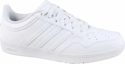 Produktbild von Adidas Mädchen Sneaker Hoops 4 32405-4, 32405-4.5, 32405-5, 32405-5.5, 32405-6, 32405-6.5 ADI-JI3470 white/white/black 4