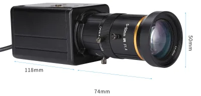 Obrázek produktu pro 4K-HD kamera, počítač, USB webkamera, 10násobný optický zoom, manuální ostření, automatická korekce expozice, kompatibilní s Windows XP/7/10, Linux, Android, mikrofon typu plug-and-play pro videokonference, online výuku, chatování a živé webové vysílání