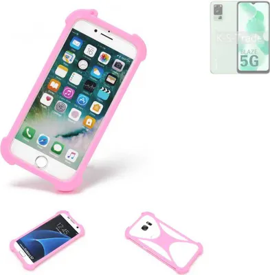 Produktbild von K-S-Trade Handy Hülle kompatibel mit Lava Blaze 5G Schutz Hülle Bumper Silikon Schutz Hülle Cover Case Silikoncase Silikonbumper TPU Softcase