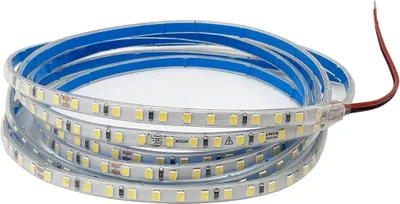 Produktbild von LED-Streifen, 50 Meter, 220V AC, 5mm Breite, 2835 Chip, IP65, 120 LEDs/Meter - Neutralweiß, 4000K - 5500K