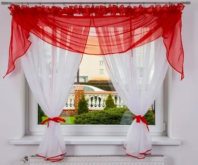 Obrázok produktu pre Hotová záclona Koln 400 x 150 cm, červená
