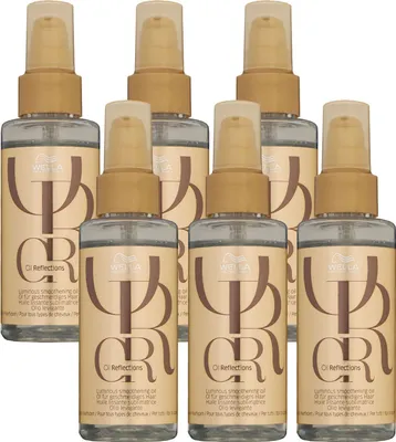 Produktbild von Wella Oil Reflections 6 x 100 ml Haarpflegeöl Set