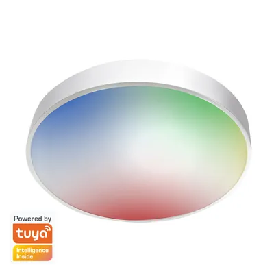 Immagine prodotto di LogiLink SH0122 LogiLink Wi-Fi Smart LED plafoniera, compatibile con Tuya, bianco