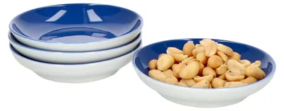 Obrázek produktu pro MamboCat sada 4 misek Doppio ploché Ø 10 cm Indigově modré misky Svačinová miska Dezertní miska