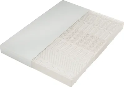 Produktbild von Kaltschaummatratze mit Griffe & Bezug Waschbar Klimafaser Versteppt Rundum-Reißverschluss 7 Zonen Komfortschaummatratze 180x200cm
