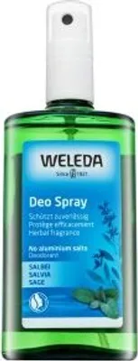 Obrázok produktu pre Weleda Sage 12H, Deodorant, Sprejový deodorant, Sprej, 100 ml, Alcohol, Water (Aqua), Triethyl Citrate, Fragrance (Parfum), Sodium Caproyl / Lauroyl Lactylate,..., Hlinitá soľ, Konzervačná látka