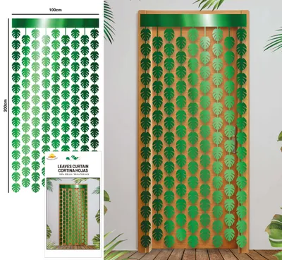 Imagen del producto de Decoración para la celebración de graduación, cortina dorada con estrellas, ideal para eventos de verano y para destacar la ocasión. Color: verde