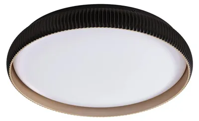 Produktbild von Lindby LED-Deckenlampe Jovian, schwarz, Ø 40cm, CCT, dimmbar
