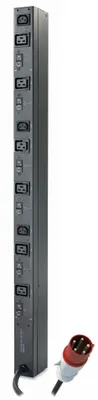 Produktbild von APC Rack PDU, Basic, Null HE, 22 kW, 400 V, (6) C19 & (3) C13, Standard, 0U, Senkrecht, Schwarz, 9 AC-Ausgänge, C13-Koppler, C19-Koppler