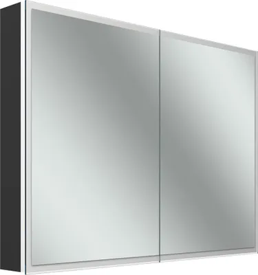 Immagine prodotto di Schneider GLOW D2W armoire de toilette, 2 portes 50/50cm, 1013x136x736mm, éclairage circulaire, Dim2Warm, 218.100.02.44, 218.100.02.44