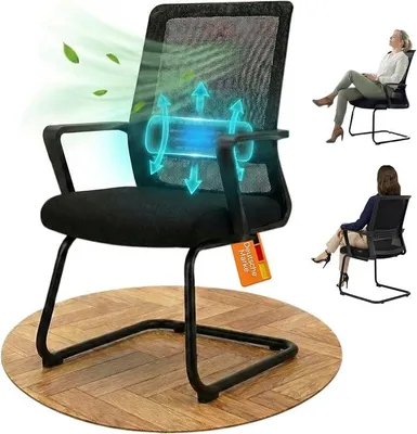 Imagen del producto de Silla de conferencia K1, modelo con respaldo independiente, color  y con reposabrazos